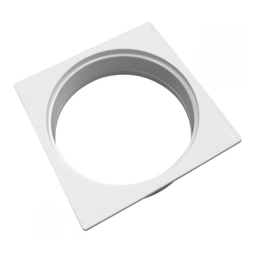Porta-grelha Branca Quadrada de 100mm Amanco